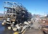 SEC O’Higgins investiga traslado de cilindros de gas tras incendio de camión que los transportaba hasta Rancagua