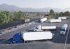 MOP O’Higgins y dirigentes CNTC inspeccionan avance ampliación área de estacionamiento camiones sector Los Lagartos Ruta 5