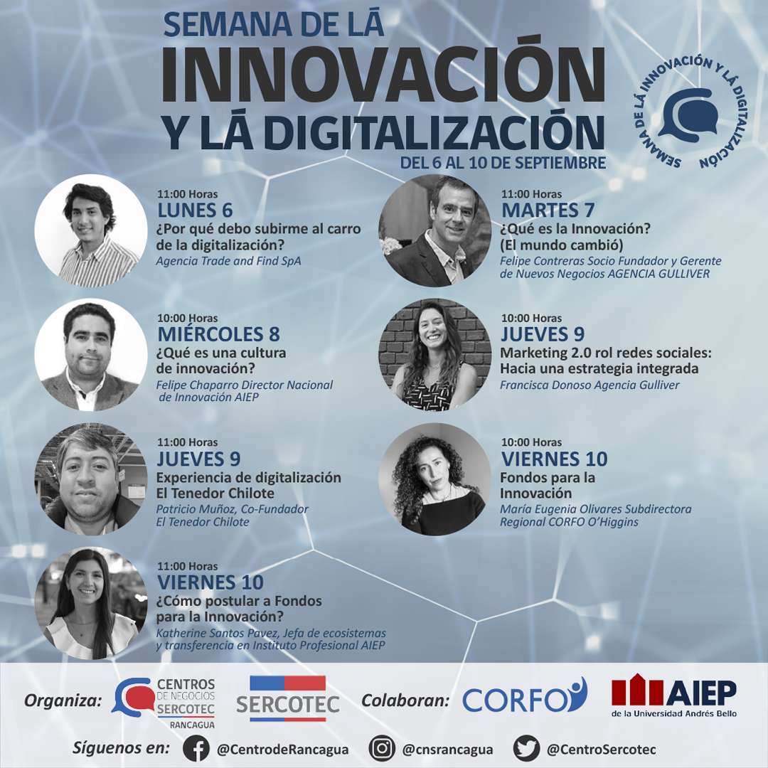 Semana de la innovación y de la digitalización entregará valiosas herramientas para Semana de la innovación y de la digitalización entregará valiosas herramientas para