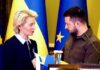 Von der Leyen promete a Zelenski acelerar el ingreso de Ucrania en la UE