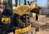 PDI recuperó en Mostazal retroexcavadora robada desde Olivar en febrero pasado