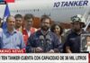 Boric recibe al Ten Tanker llegado al Bío Bío para dar comienzo inmediato a combate de incendios forestales