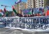 Masiva fue la marcha en Santiago de Chile contra el «genocidio en Gaza»