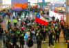 Reajuste en sueldos y colación: Las demandas de la huelga en el Aeropuerto Pudahuel que comenzaron hoy y extendería por 30 días