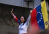 María Corina Machado sale de la clandestinidad y lidera protesta en Caracas contra el régimen de Maduro