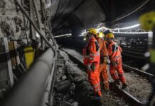 Plan de iluminación del Túnel Teniente 8 en División El Teniente refuerza seguridad de trabajadores