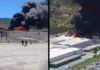 Incendio de proporciones afecta gran parte de planta Verfrut en Las Cabras
