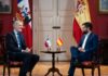 Presidente de la República, Gabriel Boric, sostiene reunión bilateral con el Rey Felipe VI de España