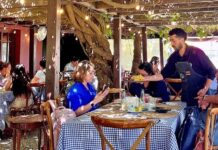Restaurant Casona Monetta: cocina tradicional y de autor, al aire libre en Angostura