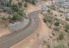 Autoridades inspeccionan avance de obras de mejoramiento de la Ruta H‑45‑G en sector Cuesta Chada