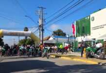 Organizada por 5ta. Com. de Peumo: Alta convocatoria en 1° Cicletada Familiar por el 99° aniversario de Carabineros