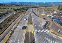 Subse del MOP y autoridades regionales inauguraron la pasada urbana tramo II en Santa Cruz