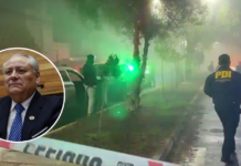 En San Miguel: Turba ataca casa de expresidente del TC, repele “turbazo” y un delincuente resulta muerto; hay 7 detenidos