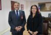 Presidenta de la Corte de Apelaciones de Rancagua sostiene reunión de coordinación con jefe regional de la PDI