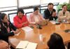 Senadores se reúnen con Ministro Quiroz por importantes temas de urgencia regional