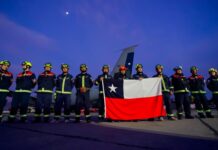 Grupo USAR de Bomberos de Chile ya están en Venezuela