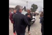 Sujeto tiene violenta reacción contra alcalde de Rancagua durante operativo de recuperación de espacios públicos