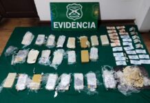Carabineros incauta más de 24 kilos de pasta base de cocaína en Chimbarongo