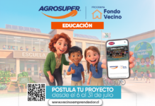 Fondo Vecino Agrosuper abre convocatoria para proyectos que contribuyan a la sustentabilidad y seguridad de entornos educativos