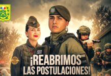 Amplían hasta el 31 de agosto el proceso de Admisión 2027 a la Escuela de Carabineros