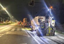 MOP O’Higgins ejecuta trabajos de bacheo asfáltico en ruta H-210 de Rancagua