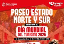 Rancagua celebrará el Día Mundial del Turismo con una gran jornada en el Paseo Estado Norte y Sur