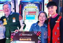 Casino Monticello entrega premio de $100 millones a ganadora que agradeció la calidez del personal
