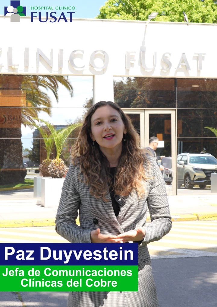 Paz Duyvestein, Jefa Comunicaciones Clínicas del Cobre