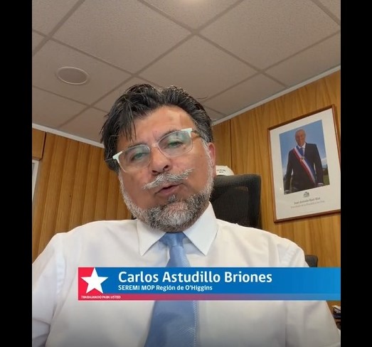 Carlos Astudillo, SEREMI MOP O’Higgins
