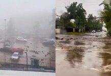 URGENTE: Intenso aluvión afecta San Carlos de Apoquindo tras tormentas en Santiago