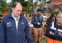 Poduje afirma que cerca de 92 viviendas afectadas por tornado en Requínoa serán recuperadas